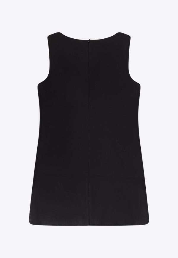 Self-Portrait Embellished V-neck Mini Dress Black SC25019SBBLACK_Black_29843283