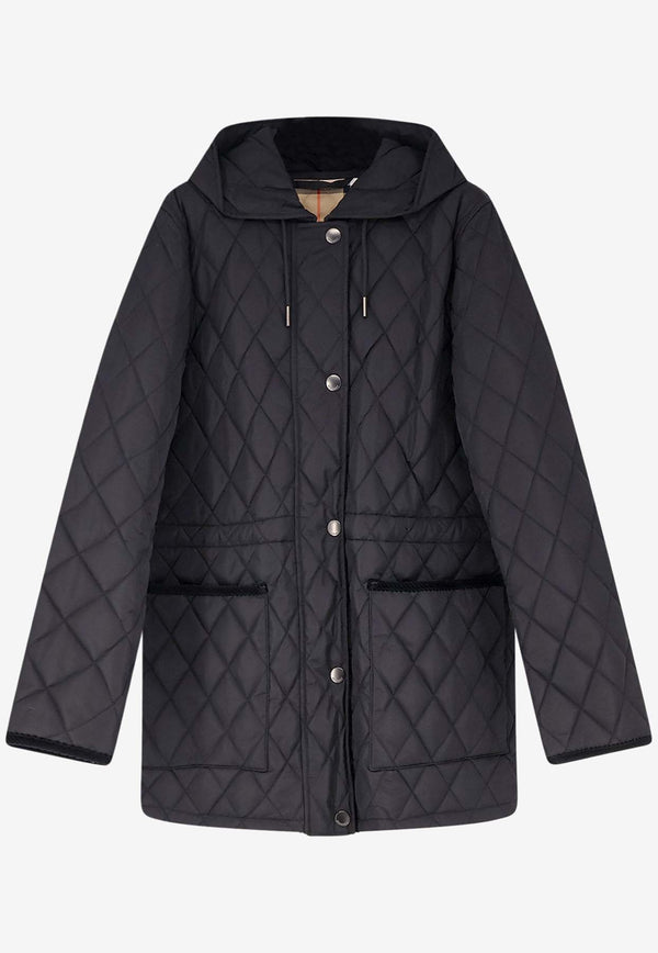 Burberry Bromley Quilted Jacket Black 8110531C1900_BLACK/SAND IP CHECK_29839721
