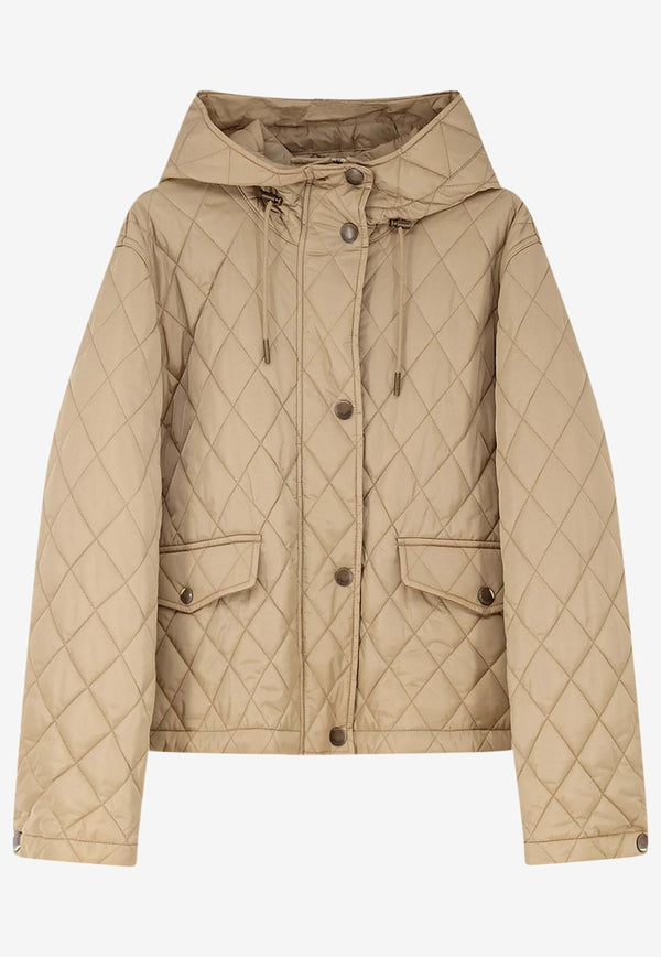 Burberry Stitched Quilted Jacket Beige 8113116B8626_FLAX_29839389