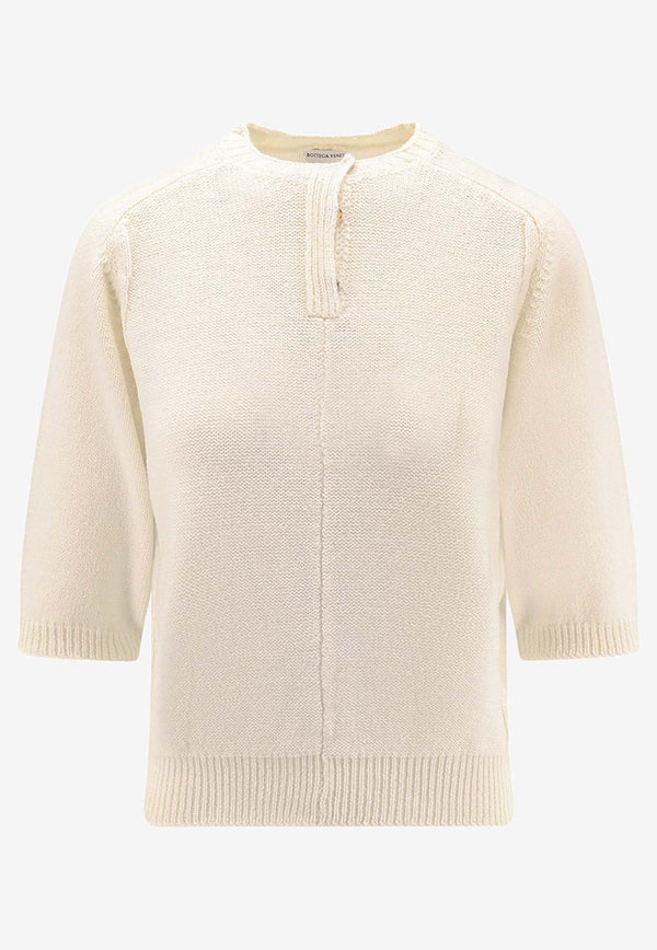 Bottega Veneta Wool Sweater 831474V5NE09071_CHALK_34722797