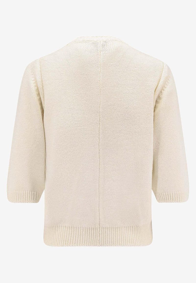 Bottega Veneta Wool Sweater 831474V5NE09071_CHALK_34722797