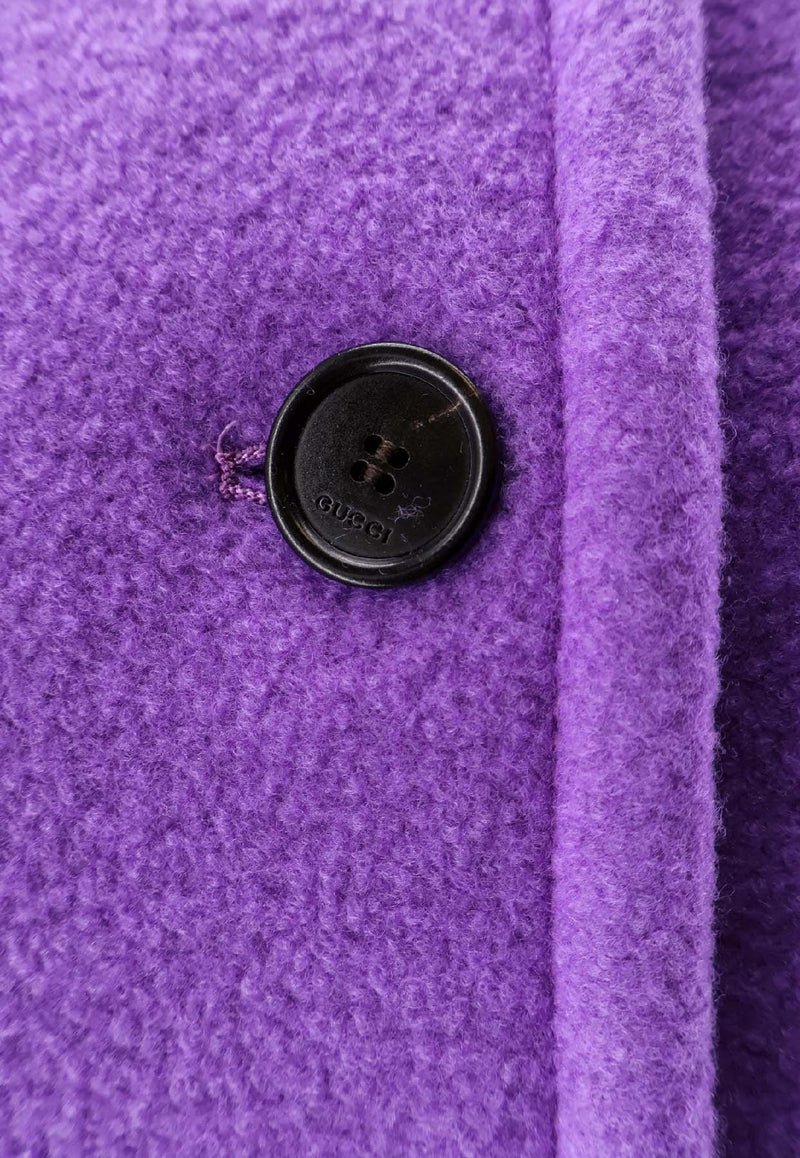 Gucci Cashmere-Blend Long Compact Coat Purple 840075Z8B4W5007_NEW MAGIC PURPLE_29850058