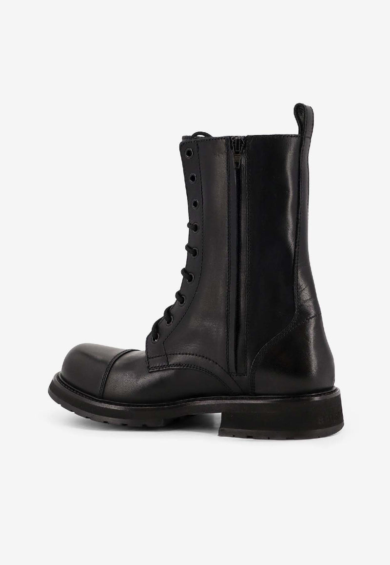 Balenciaga Truck Lace-Up Leather Boots Black 844925WCDA01000_Black_30005006