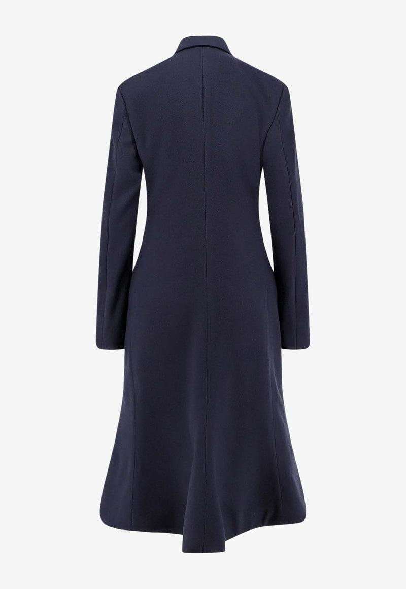 Balenciaga Godet Double-Breasted Wool Coat Blue 850608TQU148230_Blue_38913515