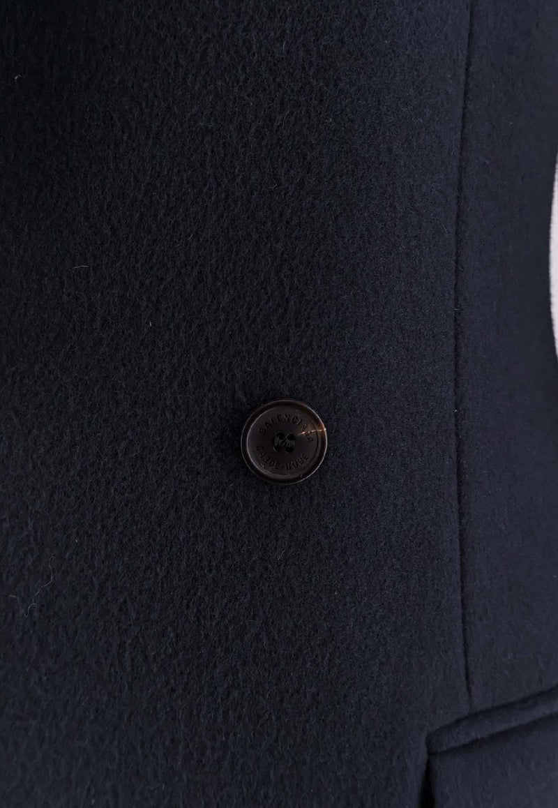 Balenciaga Godet Double-Breasted Wool Coat Blue 850608TQU148230_Blue_38913515