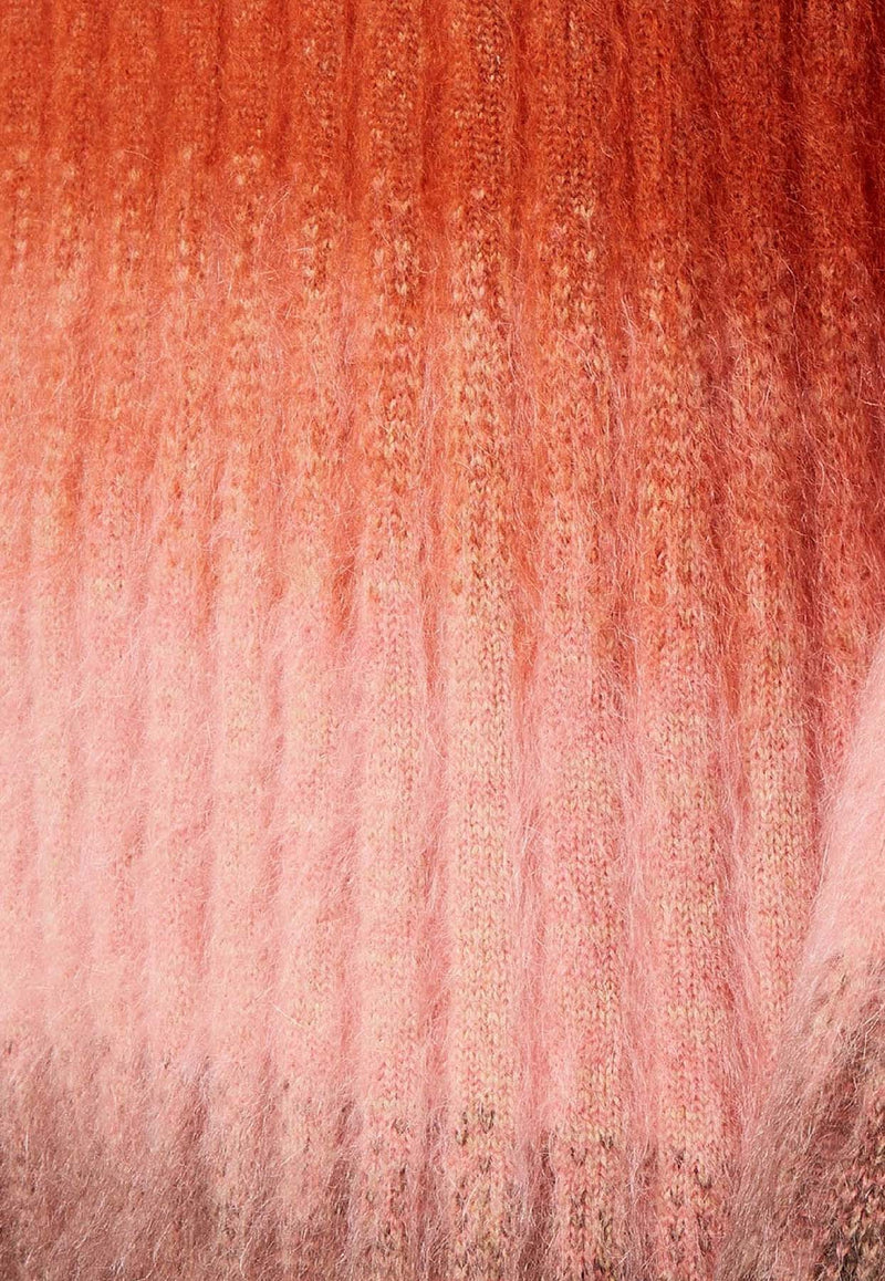 Fendi Mohair-Blend Gradient Sweater Multicolor FZXE17AYLTF1TIN_RUST+BLUSH_29852829
