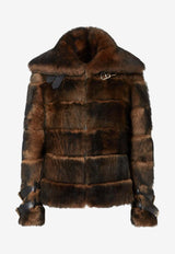 Fendi Shearling and Nappa Leather Jacket Brown FM5426AYLHF0QD9_Ochre_29854134