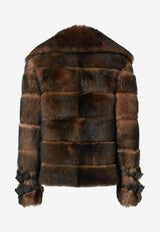 Fendi Shearling and Nappa Leather Jacket Brown FM5426AYLHF0QD9_Ochre_29854134