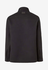 Fendi Monogram Buttoned Overshirt Black FW1500AVIXF1FL8_BLACK/GREY_29853141