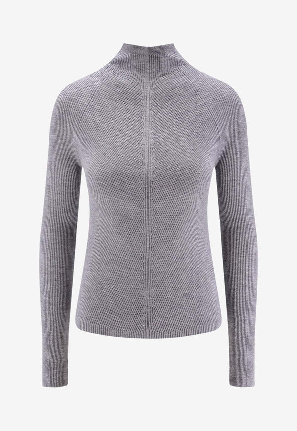 Hugo Boss Foliora Wool Sweater Gray 50549166058_Light pastel grey_30893664
