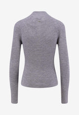 Hugo Boss Foliora Wool Sweater Gray 50549166058_Light pastel grey_30893664