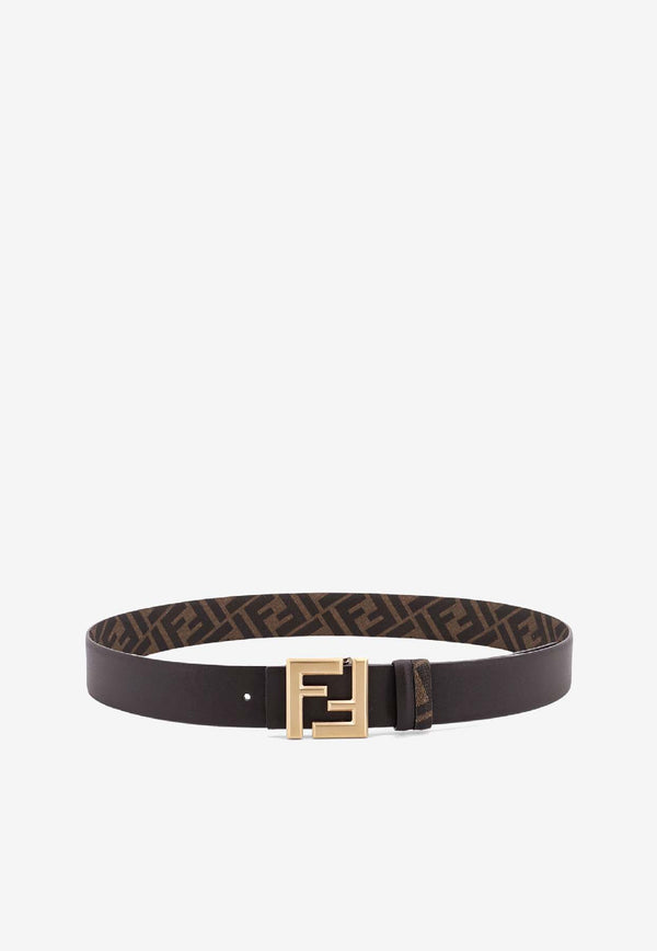 Fendi FF Square Reversible Leather Belt Brown 7C0541ASIWF1S9U_EBANO+TB MORO+O SAT_29850333