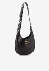 Valentino Small Hoboho Nappa Leather Shoulder Bag Black 7W0B0S63GHA0NO_Black_30005311