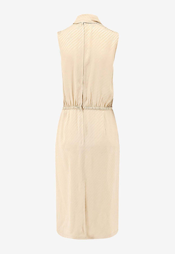 Gucci Silk Tied Midi Dress Beige 849716ZAM5B9853_GARDENIA_29854428