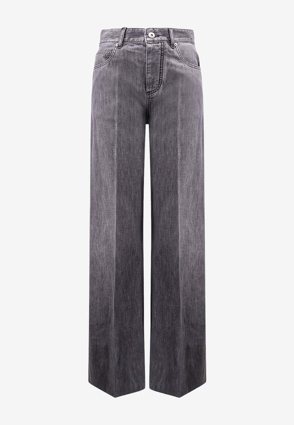 Bottega Veneta Washed-Out Straight-Leg Jeans 841027V5SO01003_washed black_29770207