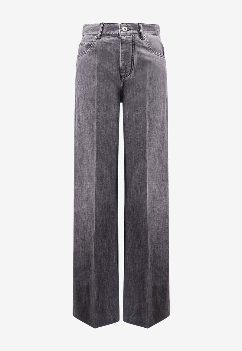 Bottega Veneta Washed-Out Straight-Leg Jeans 841027V5SO01003_washed black_29770207