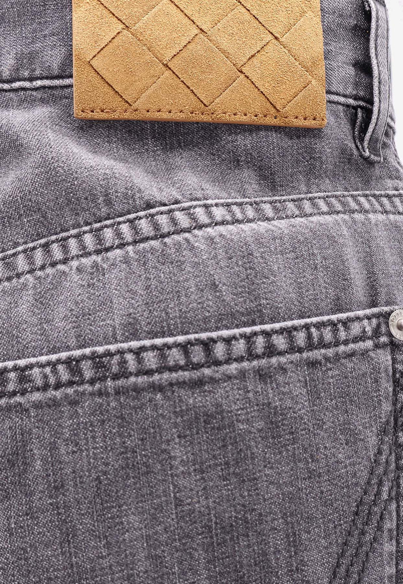 Bottega Veneta Washed-Out Straight-Leg Jeans 841027V5SO01003_washed black_29770207