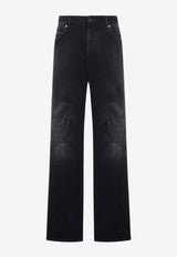 Balenciaga Straight-Leg Faded Jeans Black 851352TTW671037_BLACK FADE OUT_30893612