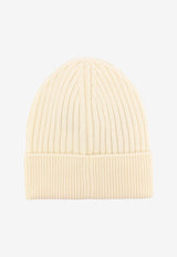 Moncler Grenoble Wool Knit Beanie Cream K20973B0000704761034_Cream_29839524