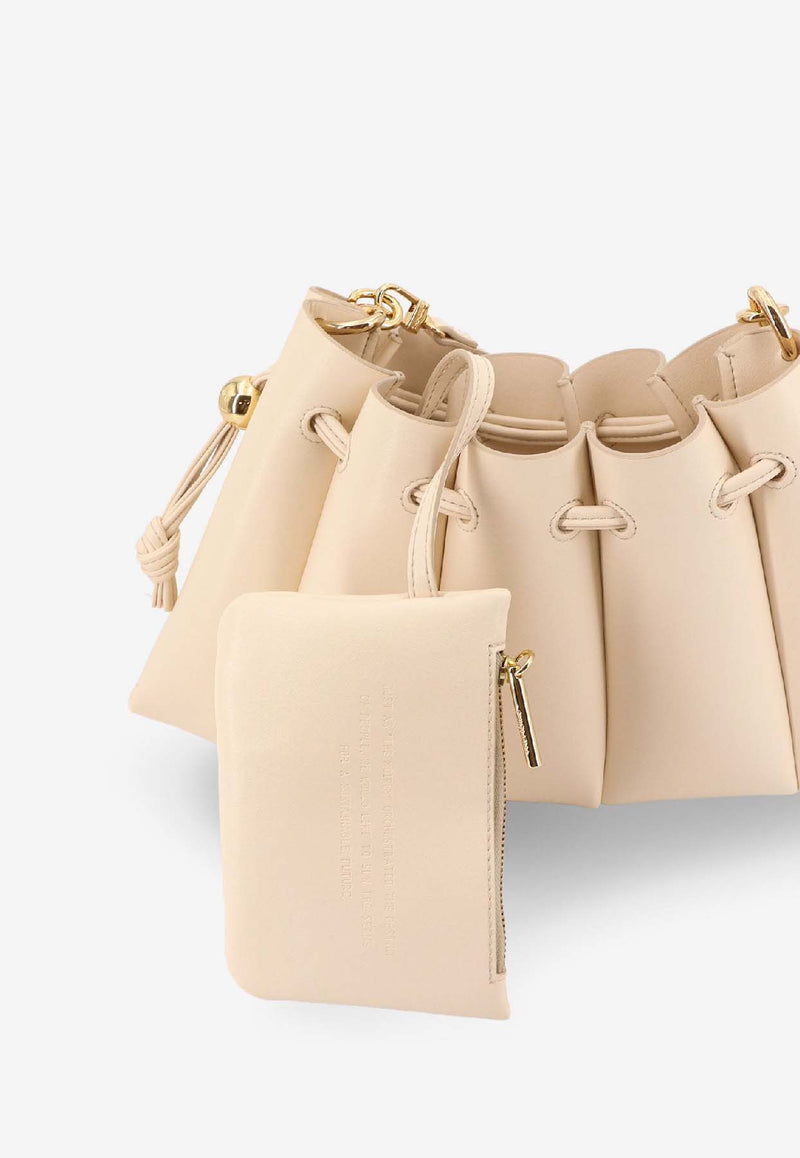 Themoirè Dafne Faux Leather Crossbody Bag Ivory TMCODFN81SHELL_Ivory_35065783