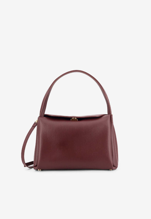 Themoirè Eudora Faux Leather Shoulder Bag Bordeaux TMFW25EUDN120PRUNE_Prune_35065821