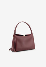 Themoirè Eudora Faux Leather Shoulder Bag Bordeaux TMFW25EUDN120PRUNE_Prune_35065821
