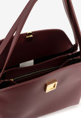 Themoirè Eudora Faux Leather Shoulder Bag Bordeaux TMFW25EUDN120PRUNE_Prune_35065821