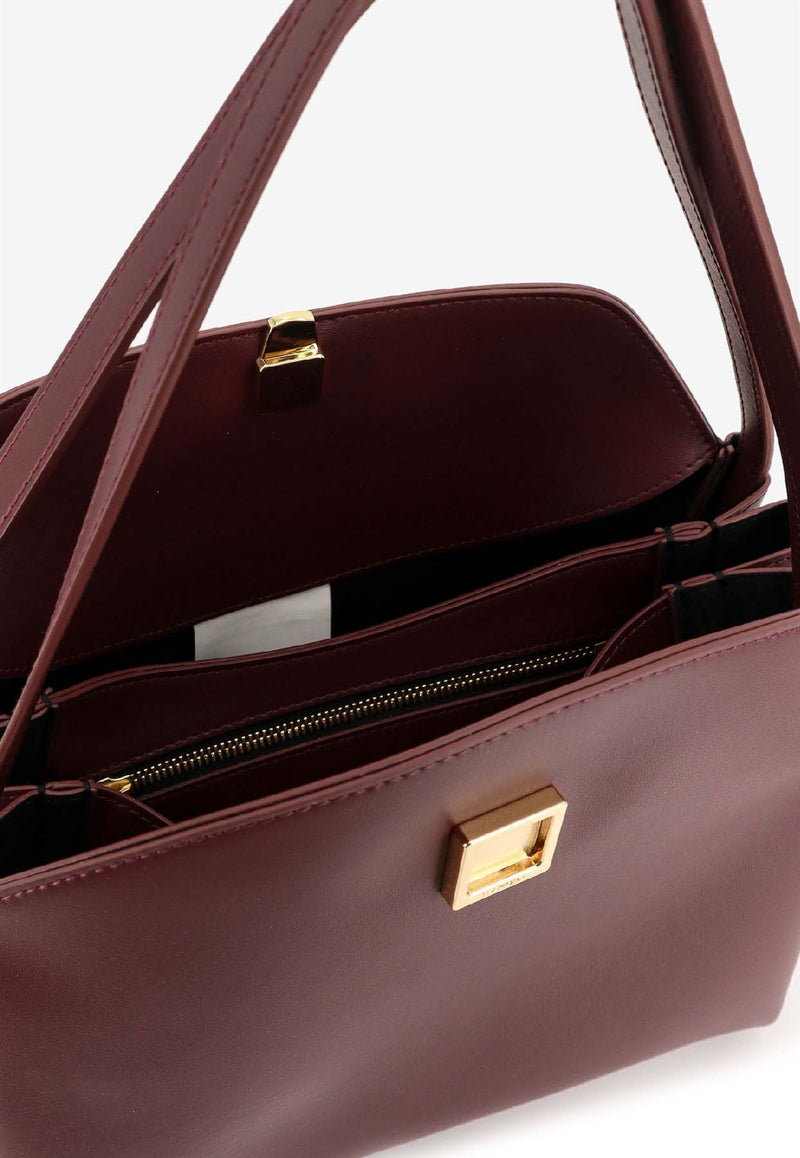 Themoirè Eudora Faux Leather Shoulder Bag Bordeaux TMFW25EUDN120PRUNE_Prune_35065821