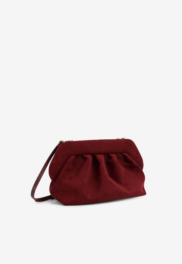 Themoirè Bios Faux Suede Clutch Bag Bordeaux TMFW25BSUE120PRUNE_Prune_35065760