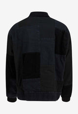 Patchwork Buttoned Jacket