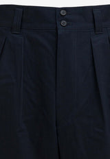 Pleated Buttoned Pants