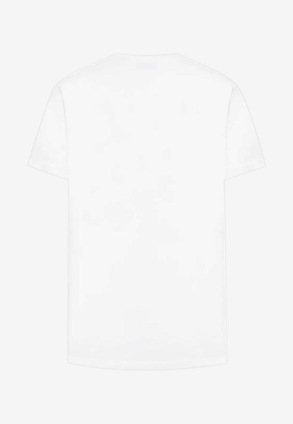 Off-White Arrow Print Slim T-shirt White OMAA027F25JER00F_0110