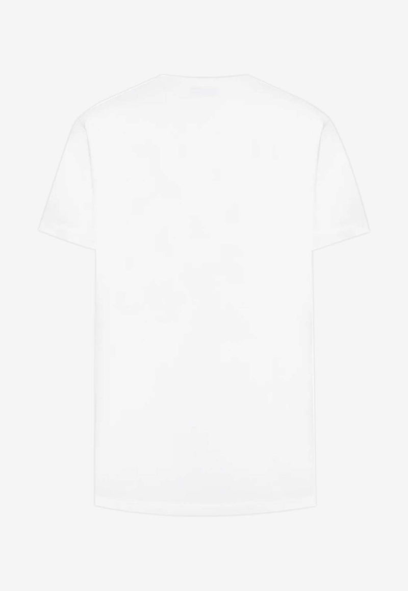 Off-White Arrow Print Slim T-shirt White OMAA027F25JER00F_0110