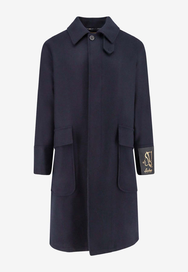 Sealup Single-Breasted Wool Coat Black 50178768501_Black_35065965