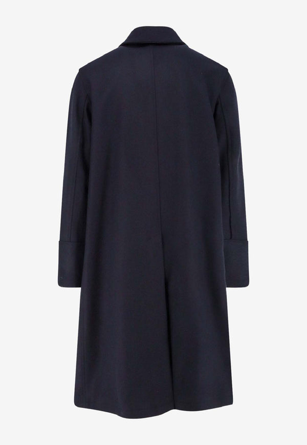 Sealup Single-Breasted Wool Coat Black 50178768501_Black_35065965