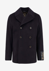 Sealup Double-Breasted Wool Coat Blue 50094762791_Blue_35065775