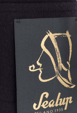 Sealup Double-Breasted Wool Coat Blue 50094762791_Blue_35065775