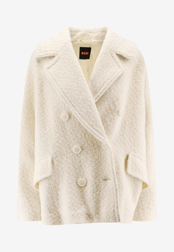 Hugo Boss Caban Wool-Blend Coat White 50548664118_OPEN WHITE_30893751