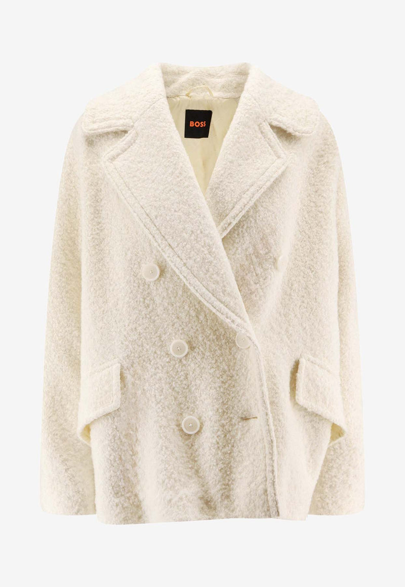 Hugo Boss Caban Wool-Blend Coat White 50548664118_OPEN WHITE_30893751