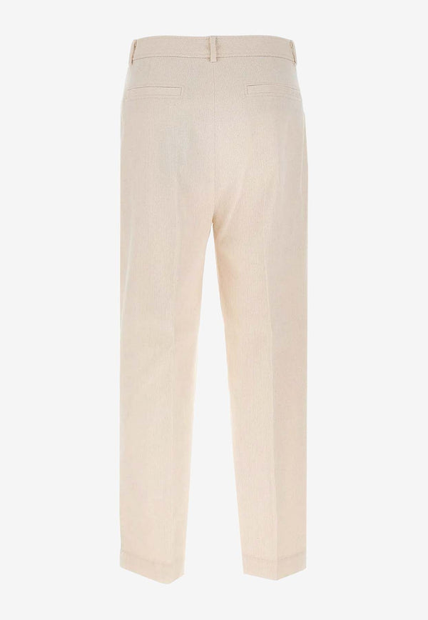Hugo Boss Corduroy Straight-Leg Pants Beige 50549169118_Light pastel grey_30893780