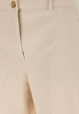 Hugo Boss Corduroy Straight-Leg Pants Beige 50549169118_Light pastel grey_30893780