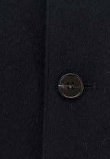 Paltò Cantuccio Single-Breasted Buttoned Coat Navy B51PUCANTFWO205_Black_35065866