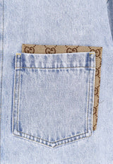 Gucci Washed Denim Buttoned Shirt Blue 835220XDDCY4452_LIGHT BLUE/MIX_29853224