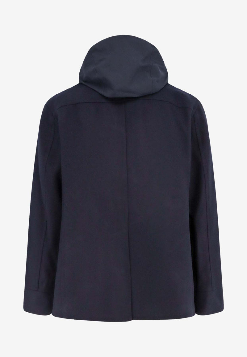 Paltò Single-Breasted Buttoned Coat Black B51PUFIORFWO205_Black_35065834