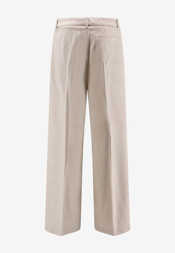 Hugo Boss Tiana Wool-Blend Pants White 50548280118_OPEN WHITE_30893754