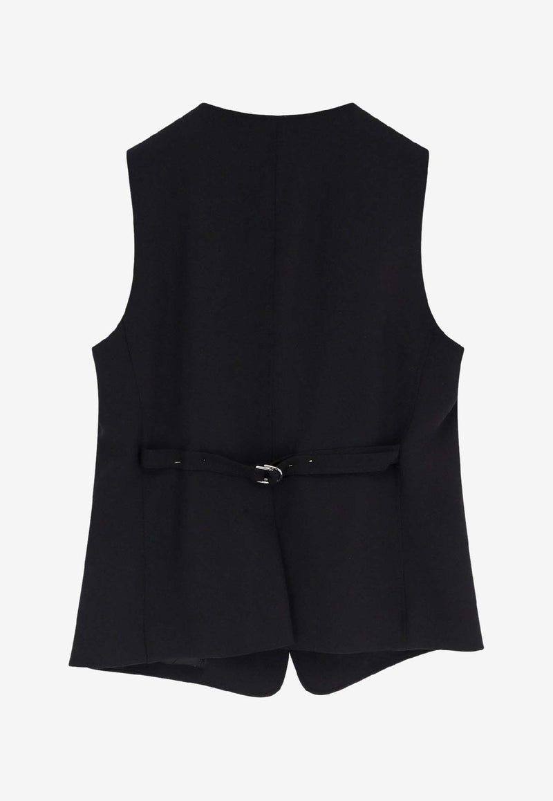 Hugo Boss Javesta Button-Up Vest Black 50549419001_Black_30893692