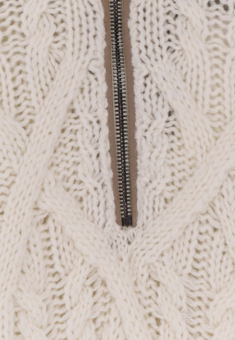 Hugo Boss Harpreno Wool and Cashmere Sweater White 50557441118_OPEN WHITE_30893681