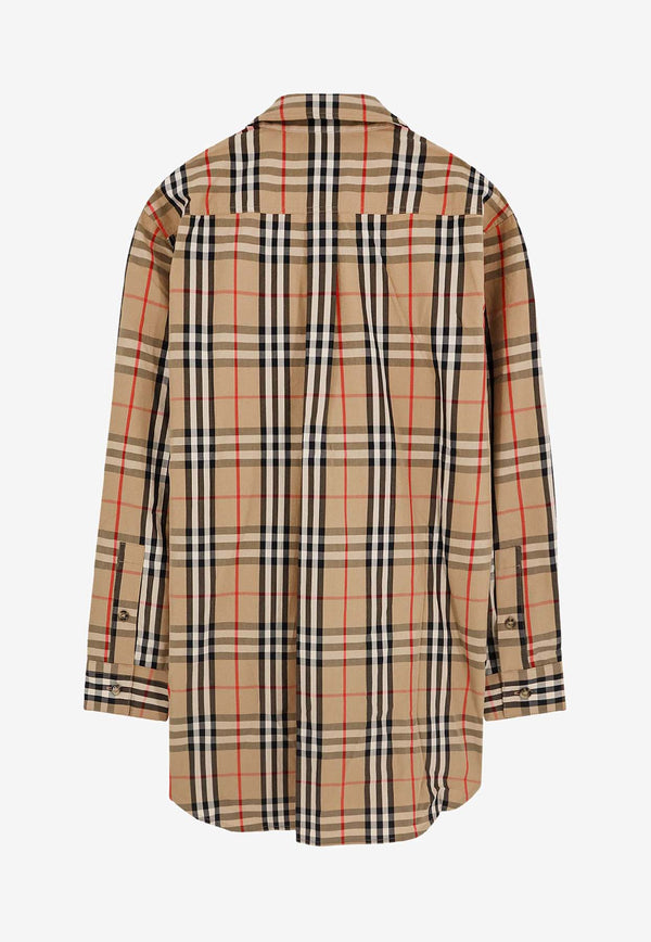 Burberry Signature Check Buttoned Shirt Beige 8111851A7028_Beige_29838787