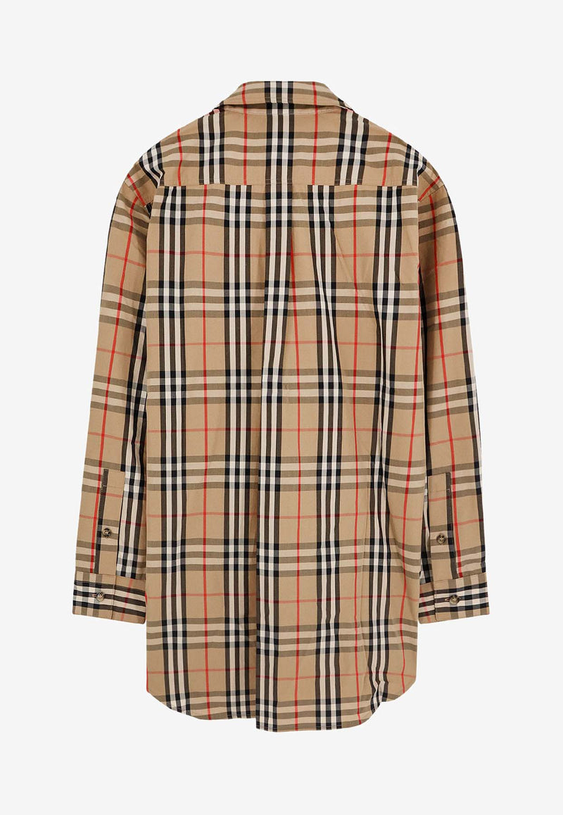 Burberry Signature Check Buttoned Shirt Beige 8111851A7028_Beige_29838787