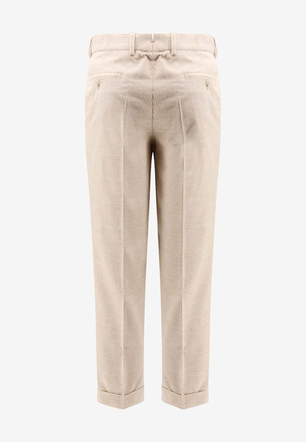 Hugo Boss Straight Corduroy Pants Beige 50549641287_Open beige_30893689